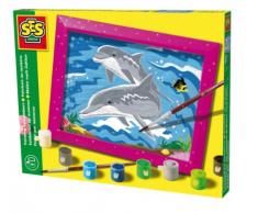 SES Creative 01511 - Malen nach Zahlen Delphine