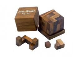 Philos 6244 - Juha-Würfel 12, 7 Puzzle Teile, Knobelspiel