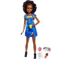 Mattel Barbie FHY91 - Skipper Babysitters Inkl. Puppe und Zubehörset Schokoladen-Shake