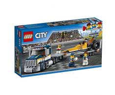 LEGO City 60151 - Dragster-Transporter, Bausteinspielzeug
