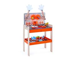 Hape E3027 - Tüftler Werkbank, MINT-Spielzeug, Experimentierset, Junior Inventor - Erfinden und Experimentieren