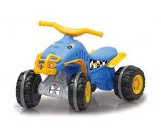 Jamara 460575 Rutscher Little Quad blau-aus robustem Kunststoff, Anhängerkupplung, Ultra-Grip Gummiring an den Rädern