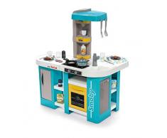 Smoby 311045 Tefal Studio Bubble XL Küche,Spielküche, Kinderküche, Spielzeugküche, für Kinder ab 3 Jahren, türkis