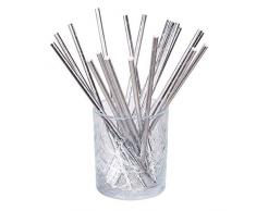 Boland 20017 - Papierstrohhalme Gold, 20 Stück, Länge 20 cm, umweltfreundlich, Trinkhalme, Papierhalme, Cocktail Party, Beach Party, Garten Party, Partygeschirr, Motto Party, Jubiläum, Geburtstag