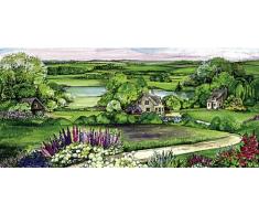 Renkalik renkalikqsito026t 23 x 50 cm englisch Country Silk Print Papier Handtuch (10)