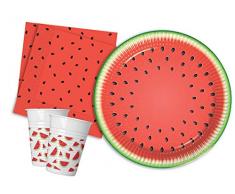 Ciao Kit Party Tisch, Rot, Grün, Y5023