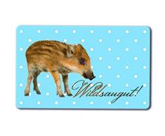 Design Frühstücksbrettchen mit Wildsaugut Motiv