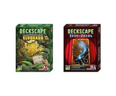 ABACUSSPIELE 38183 - Deckscape - Das Geheimnis von Eldorado, Escape Room Spiel, Kartenspiel & 38191 - Deckscape – Hinter dem Vorhang, Escape Room Spiel, Kartenspiel