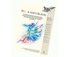 folia 8363 - Öl- und Acrylmalblock, 290g/qm, DIN A3, 10 Blatt - Qualitätspapier geeignet für Acrylfarben, Öl- und Pastellkreiden