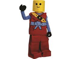 Dress Up America Halloween Kinder Block Ninja Mann Kostüm Outfit rot