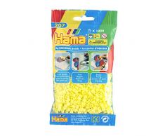 Hama 207-43 - Bügelperlen, 1000 Stück, pastell gelb