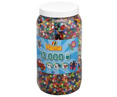 Hama 211-68 Bügelperlen Midi, ca. 13.000 Stück in Dose, 52, Mehrfarbig
