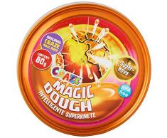 CRAZE MAGIC DOUGH SPIEL MIT MIR Superknete Duftknete Kinder Knete Dose 80g Glitzer Farbwechsel Flüssiges Glas 18613 mehrfarbig