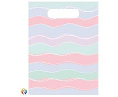 Geschenktüten für Party, Pastel, Einheitsgröße, mehrfarbig, 6 Stück