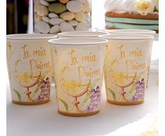 Givi Italia 63412 Kaffeebecher, 250 ml, Kommunion, 8 Stück