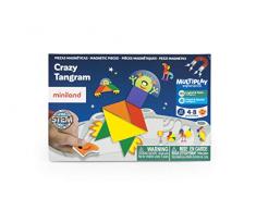 Miniland 31965 - On The Go: Crazy Tangram, Spiel