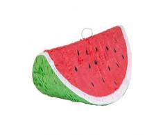 Amscan 9903135 Pinata Wassermelone Spielzeug, Mehrfarbig
