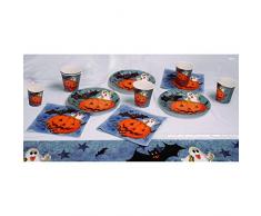 Boland 74480 - Tisch-Set für Halloween Pumpkin & Friends - Orange