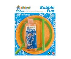 Alldoro Seifenblasenring für extra große Seifenblasen, Durchmesser ca. 21 cm, mit 250 ml Seifenlauge, ideal für großen Spielspaß im Freien