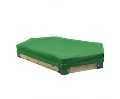 Hörby Bruk Hörby Bruck Abdeckplane für Sandkasten (Länge 210 cm, mit Ösen, schützt vor Schmutz, Regen usw.) 4093, grün
