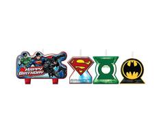 amscan 171585 Justice League Kerzen