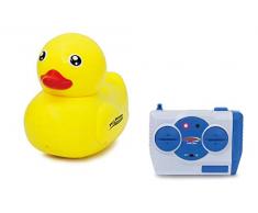 Jamara 410110 RC Water Animals 2,4GHz Ente-mit Sicherheitsfunktion Schiffsschrauben drehen Sich nur im Wasser, 2 Antriebsmotoren, einfach zu steuern, gelb