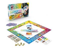 Hasbro Monopoly E4989100 Monopoly Millennials Partyspiel, deutsche Sprachvariante, Multicolor