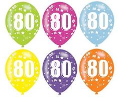 amscan 9900686 27,9 cm Alter 80 Latex Luftballons