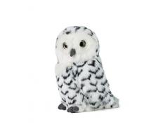 Living Nature AN359 Soft Toy Plüsch-Eulen, schneebedeckt, Braun, Unbekannt, M