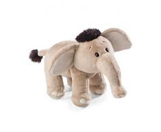 Nici 41692 Wild Friends Elefant EL-Frido mit Quietsche im Rüssel, 22cm stehend, in Geschenkbox