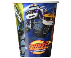 amscan 581582 Blaze Pappbecher, 266 ml