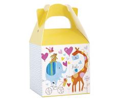 Unique Party 73427 Geschenkboxen, Orange