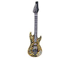 WIDMANN 23941 Aufblasbare Gitarre Tiermuster, Mehrfarbig, 107 cm