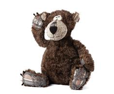 sigikid Beasts Kuscheltier für Erwachsene und Kinder, Bär, Bonsai Bear, Braun, 37738128