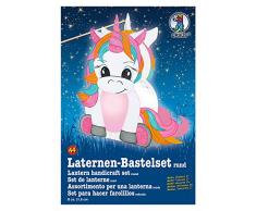 Ursus 18700044 - Laternen Bastelset Einhorn, ca. 21,8 x 21 x 10,3 cm