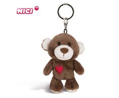 NICI Schlüsselanhänger Love Bär Junge 10 cm – Teddybär Kuscheltieranhänger mit Schlüsselring für Schlüsselband, Schlüsselbund, Schlüsselhalter & Schlüsselkette – Taschenanhänger – 44421