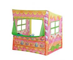 John 79806 Candyhaus Kaufladen Spielzelt mit Cupcakes, Mehrfarbig