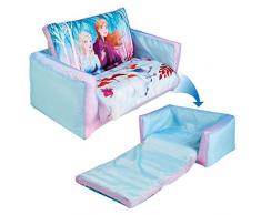 Frozen Aufblasbares Sofa und Liegestuhl für Kinder (2-in-1), Blau