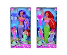 Simba 105734162 - Steffi Love Puppe als Meerjungfrau mit zwei Baby Meerjungfrauen, sortiert