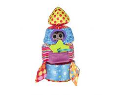 Lamaze Baby Spielzeug Softe Stapelrakete - kleiner Astronaut und Beißstern - Greifspielzeug ab 6 Monate fördert Motorik, Tastsinn, Sehvermögen und hilft beim Zahnen