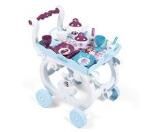 Frozen 2 Servierwagen, Disney Frozen Servierwagen mit Rollen und Geschirrset, für Kinder ab 3 Jahren