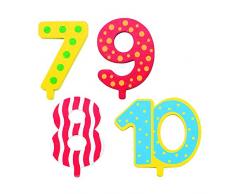 Goki 60956 - Dekoration - Zusätzliche Zahlen 7, 8, 9, 10