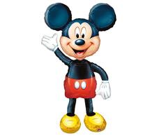Anagram 0831801 - Party und Dekoration - Folienballon Air Walker - Disney Mickey Mouse, circa 96 x 132 cm
