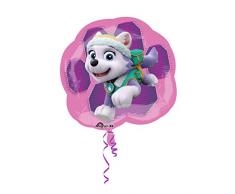 amscan 3426901 Folienballon Paw Patrol Girls, Mehrfarbig