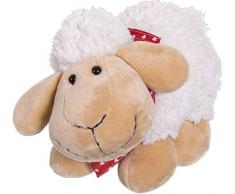Bieco Plüsch Schaf Polly | Größe ca 33 cm | Baby Kuscheltiere | Baby Spielzeug | Kuscheltier Baby | Baby Einschlafhilfe | Kuscheltiere für Babys | Stofftier Baby Einschlafhilfe | Kuscheltier Schaf