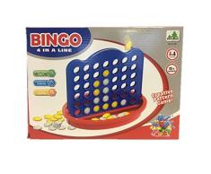 Fun Toys 10116 - Bingo Spiel Line Up 4 Logik-Spiel Logikspiel für Kinder mit hohem Spaßfaktor