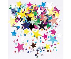 amscan Konfetti Sterne metallisch