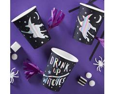 Ginger Ray CI-111 Pappbecher - Drink up Hexen, Gruselig