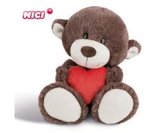 NICI Plüschtier Love Bär Junge mit Herz 30 cm – Kuscheltier Teddybär mit Herz für die Liebsten – Flauschiges Teddy-Stofftier zum Kuscheln, Spielen und Schlafen – Gemütliches Schmusetier I 44429