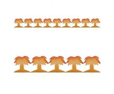 Widmann 2177M - Deko Palmengirlande, 3 Meter, aus Polyester, Hawaii Mottoparty, Beach Party, Motto Party, Karneval